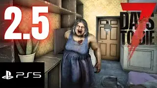 4-й день в 7 Days to Die 2.5 – Велосипед, верстак и задания 2-го уровня (PS5)