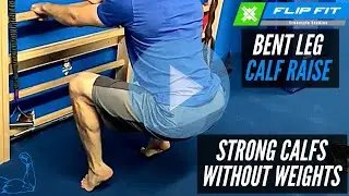 Build Strong Calfs WITHOUT WEIGHTS  Squat calf raise