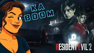 Resident Evil 2 LIVE 😱 new game 2nd run, first time playing as Leon