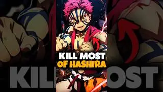 Which Upper Moon Killed the Most Hashiras? Demon Slayer #demonslayer #shorts