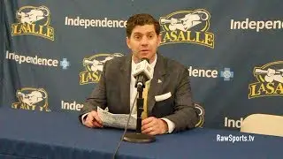 COACH ZACH SPIKER Press Conference after LaSalle Win