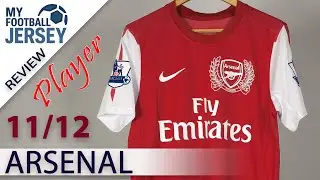 Arsenal Home Retro Kit 11/12 Van Persie (adjersey) Player Version Unboxing Review