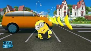 Disco minion at Minion rush Residential Area with Mewers (Minion Rush Full Screen Gameplay)