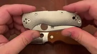 Обзор Spyderco Native 5 (версии с рифленым покрытием Ti/S35VN и оранжевым G10/Rex45)
