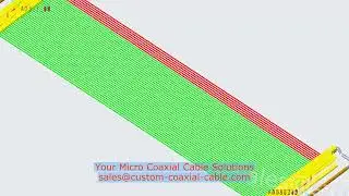38 awg coax cable FEP jacket for ADAS camera I-PEX 20877-040T-03 20498-050E ipex 20455 040e 12 Hospi