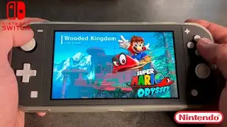 Super Mario Odyssey (Wooded Kingdom) Nintendo Switch Lite Gameplay