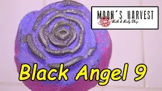 Moon's Harvest - Black Angel 9 Bath Bomb - DEMO - Review - Underwater View
