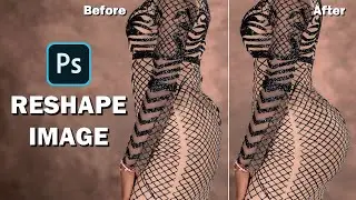restructure and reshape images in photoshop with liquify