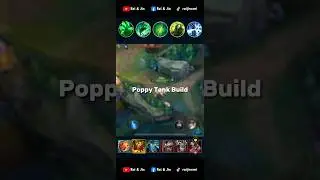 Poppy Tank Build | League of Legends Wildrift Build #reiandjin #leagueoflegends #poppy #shorts