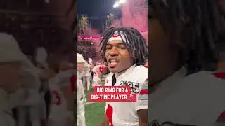 Jeremiah Smith says he&rsquo;s &ldquo;trying to get three more.&rdquo; 💍