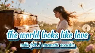 The World Looks Like Love (indie folk / cinematic acoustic) - Full Lyrics | Love Song