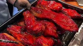 Sorry Not Sorry, I Can't Resist This Perfect BBQ Meat. #asmr #food #delicious