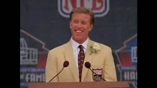 John Elway Pro Football Hall of Fame Speech NFL Denver Broncos Stanford