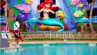 Little Mermaid Section - Flipin' Fins Pool - Art of Animation Resort - Walt Disney World, Fl