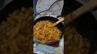 Super simple and low budget recipe Fussili pasta #shorts #shortvideo #yummy #food