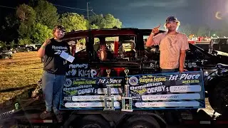 2-Man Mini Van Team Show Jim Falls WI 1st Place Winners Tristyn Hansman #24 & Logan Hansman #13x