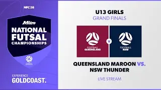 QLD Maroon vs. NSW Thunder | Grand Finals U13 Girls | 2026 Mitre National Futsal Championships