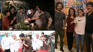 Nagarjuna hosted success party to Love Story team celebration photos