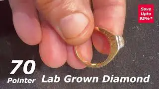 Trending Lab Grown Diamond Ring for Men by Lab Diamond Factory 🇮🇳