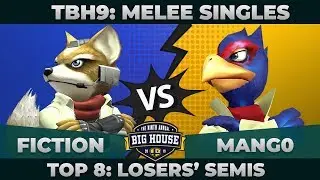 Fiction vs Mang0 - Top 8 Losers' Semifinals: Melee Singles - TBH9 | Fox vs Falco