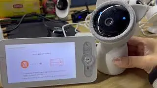 The pairing process between the Baby Monitor and the monitor