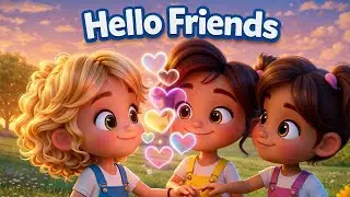 Say Hello to Friends! 👋✨ Kids Music