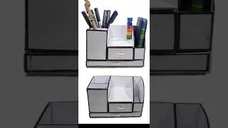 how to make a desktop organiser || DIY desktop organiser