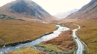 Drone Rangers drive through Glen Etive | James Bond Skyfall film location