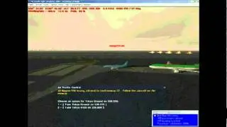 Microsoft Flight Simulator 2004, Toyko Int. Overcrowed Airport, Massive Traffic