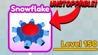 Я улучшил новый танк &laquo;Снежинка&raquo; в игре Roblox Tank Game.