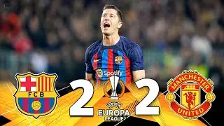 Barcelona 2 x 2 Manchester United ● UEL 2023 Extended Goals & Highlights HD