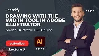 Drawing with the width tool in Adobe Illustrator