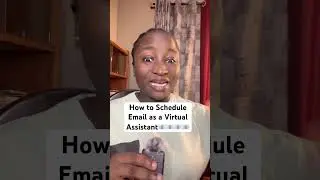 How to Schedule Emails as a Virtual Assistant #emailmanagement #email #virtualassistant