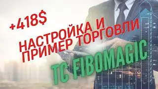 Настройка советника Пример торговли EURUSD M5 +418$