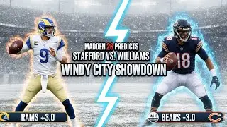 NFL Divisional Round Rams vs Bears Madden 26 prediction