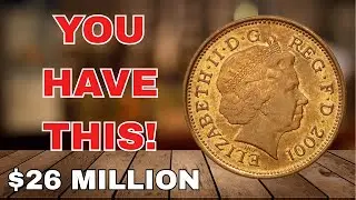 UK Elizabeth II One Penny 2001 Worth $26 Million | HD Ultra Rare Coins
