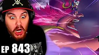 One Piece Episode 843 REACTION | The Castle Collapses! The Straw Hat's Great Escape Begins!