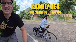 Bike ride with Rep. Kaohly Her, candidate for Saint Paul mayor