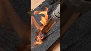 Free pallet + fire + epoxy