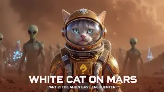White Cat on Mars &ndash; Part 2 | The Alien Cave Encounter | 3D Animated Short Film | CatonPlanet
