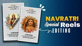 Instagram Trending Navratri Reels Editing | Navratri Video Editing Tutorial | Durga Puja Video Editi