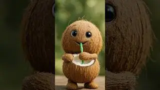 Drinking amazing coconut juice 🥥😋🤤