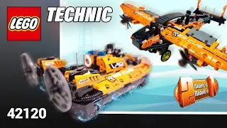 LEGO Technic™ Rescue Hovercraft (42120)[457 pcs] & Twin-Engine Aircraft Building Instructions | RLB