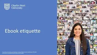 Ebook etiquette