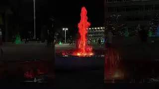 Anapa Near the Central Beach. People having fun at the Fountains. Анапа Центральный пляж #shortvideo