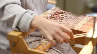 DSKD - Tutorial 04 - Leno Weaving - Weaving in process