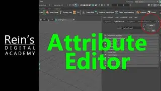 13. Introduction to Attribute Editor - Autodesk Maya tutorial for beginners.