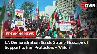 MASSIVE PROTEST: Thousands Gather in LA to Support Iranian Protesters&rsquo; Fight for Freedom | AC14