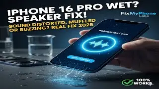 iPhone 16 Pro Speaker Distorted After Water &ndash; Real Fix