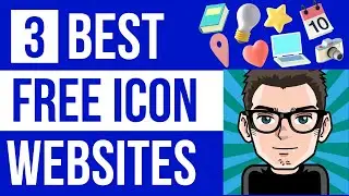 Top 3 FREE ICON Websites - I Use This To Download HQ Image For My Projects